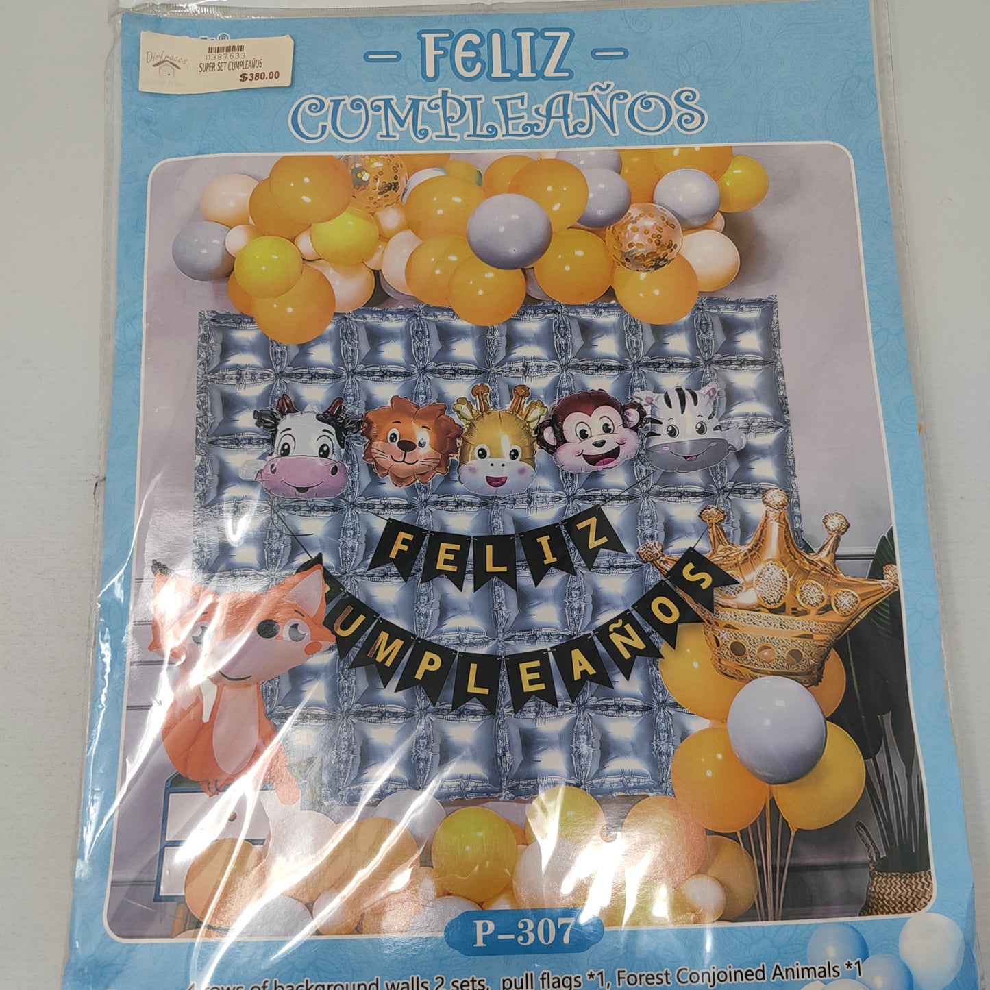 Globo super set cumpleaños