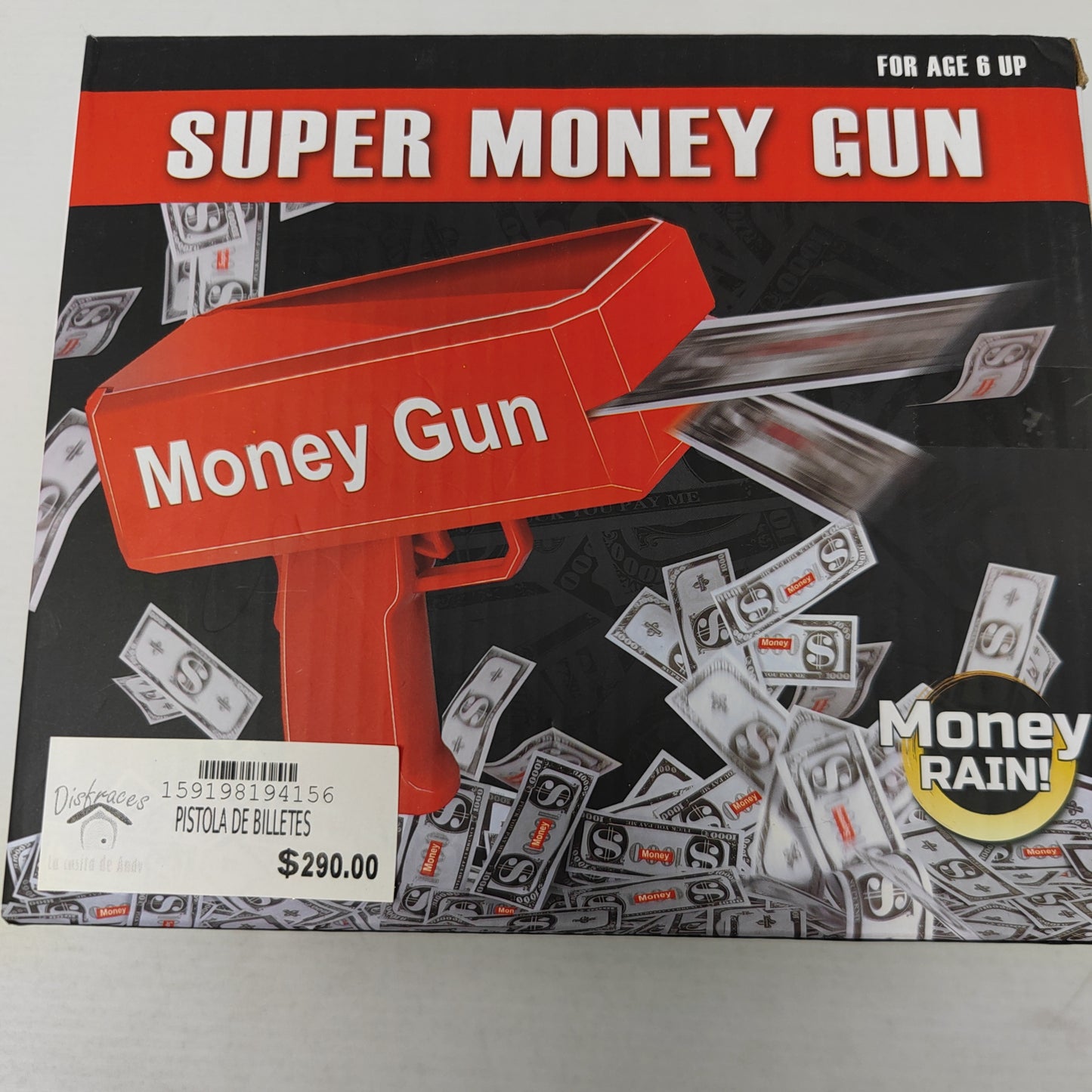 Pistola billetes