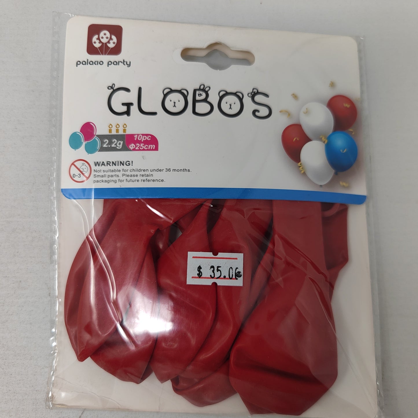 Globo latex 10pz
