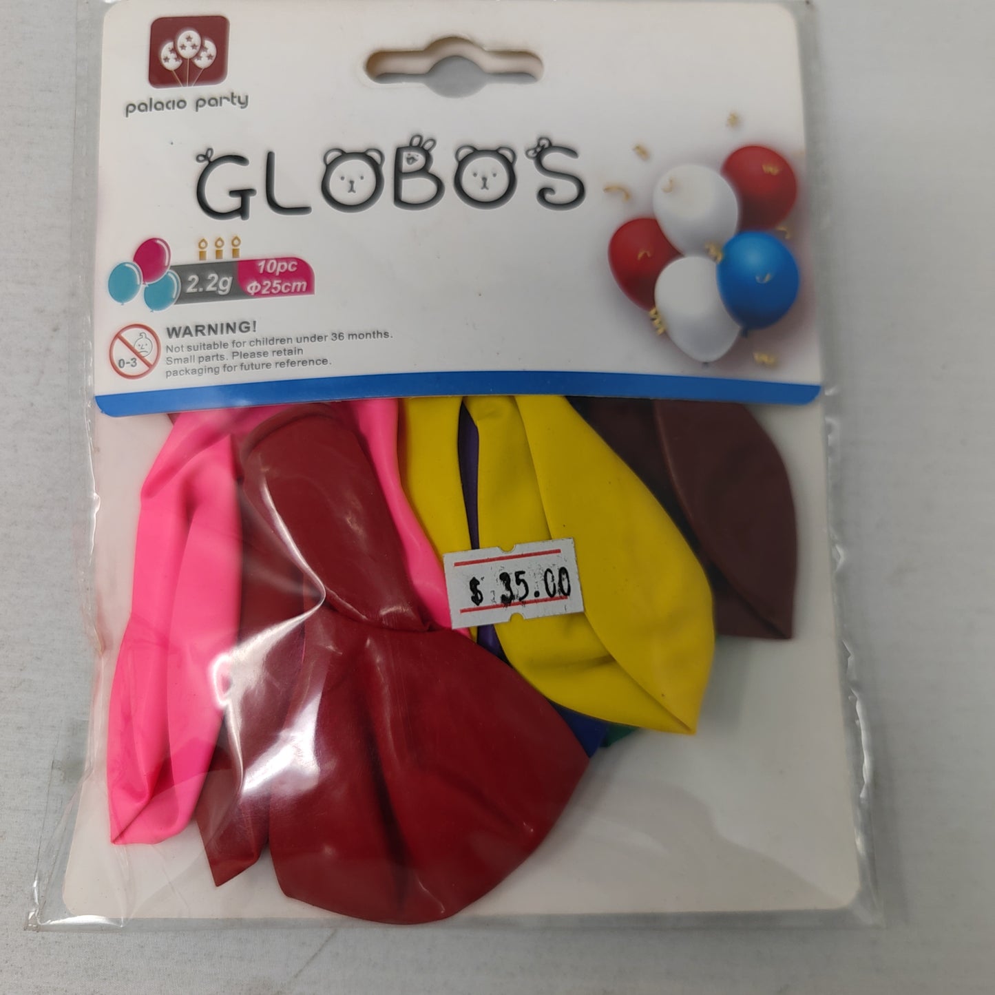 Globo latex 10pz