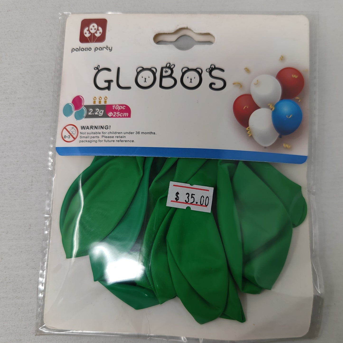 Globo latex 10pz