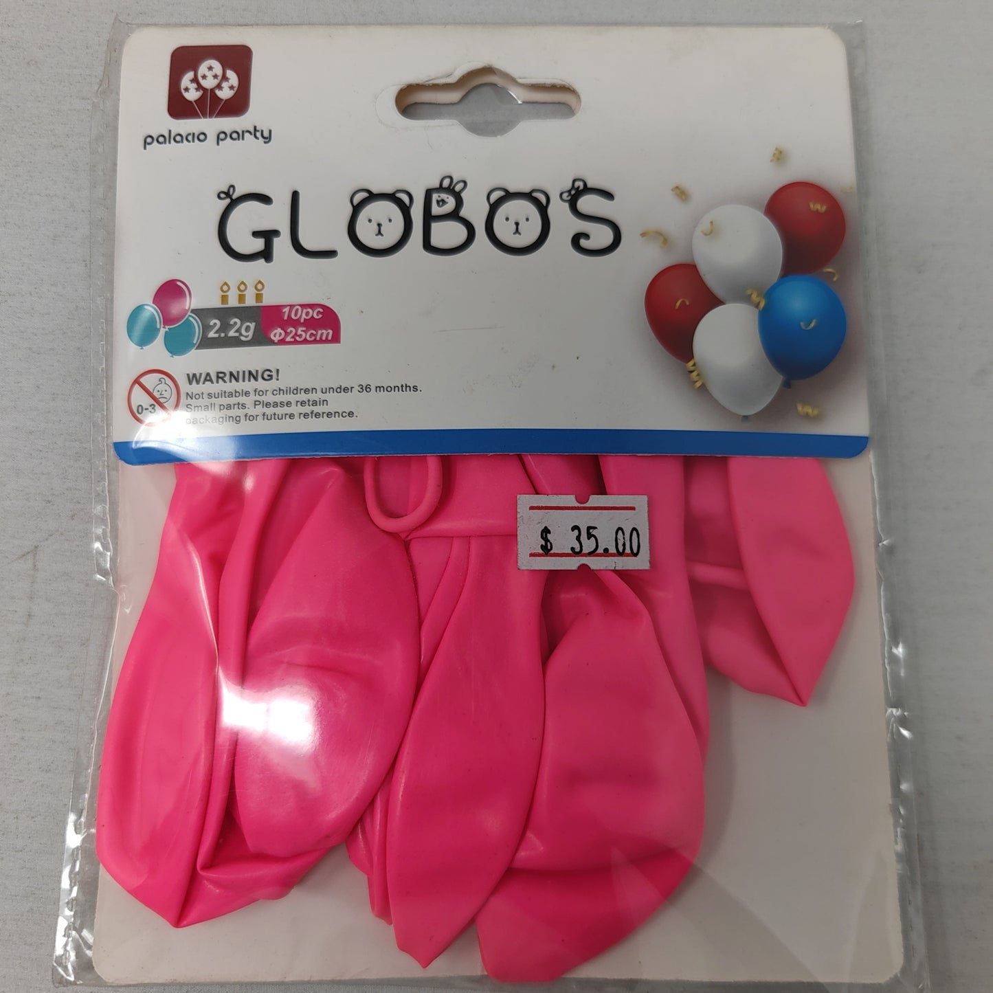 Globo latex 10pz