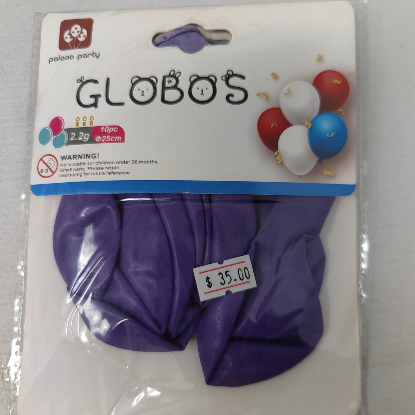 Globo latex 10pz