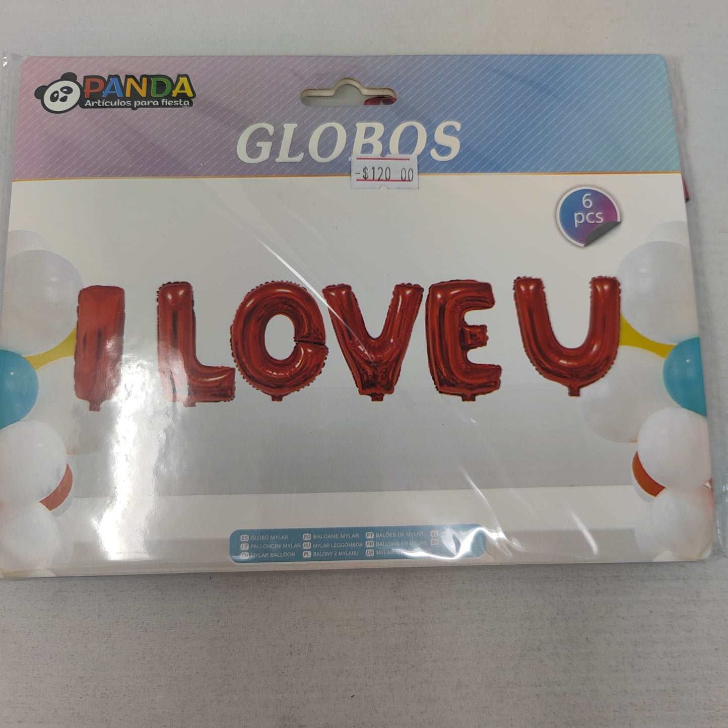Letrero globo i lovenu