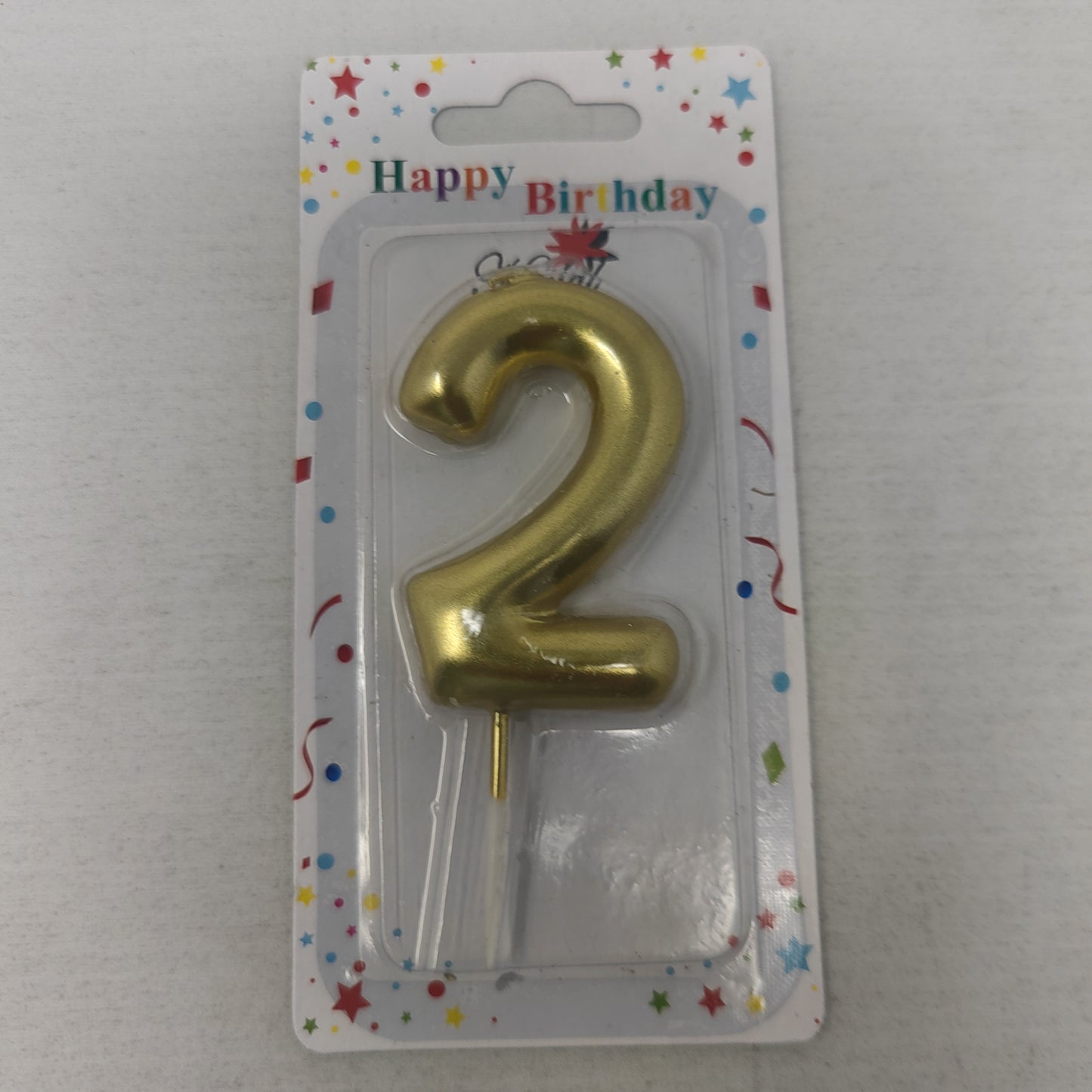 Velas numero pla/dor