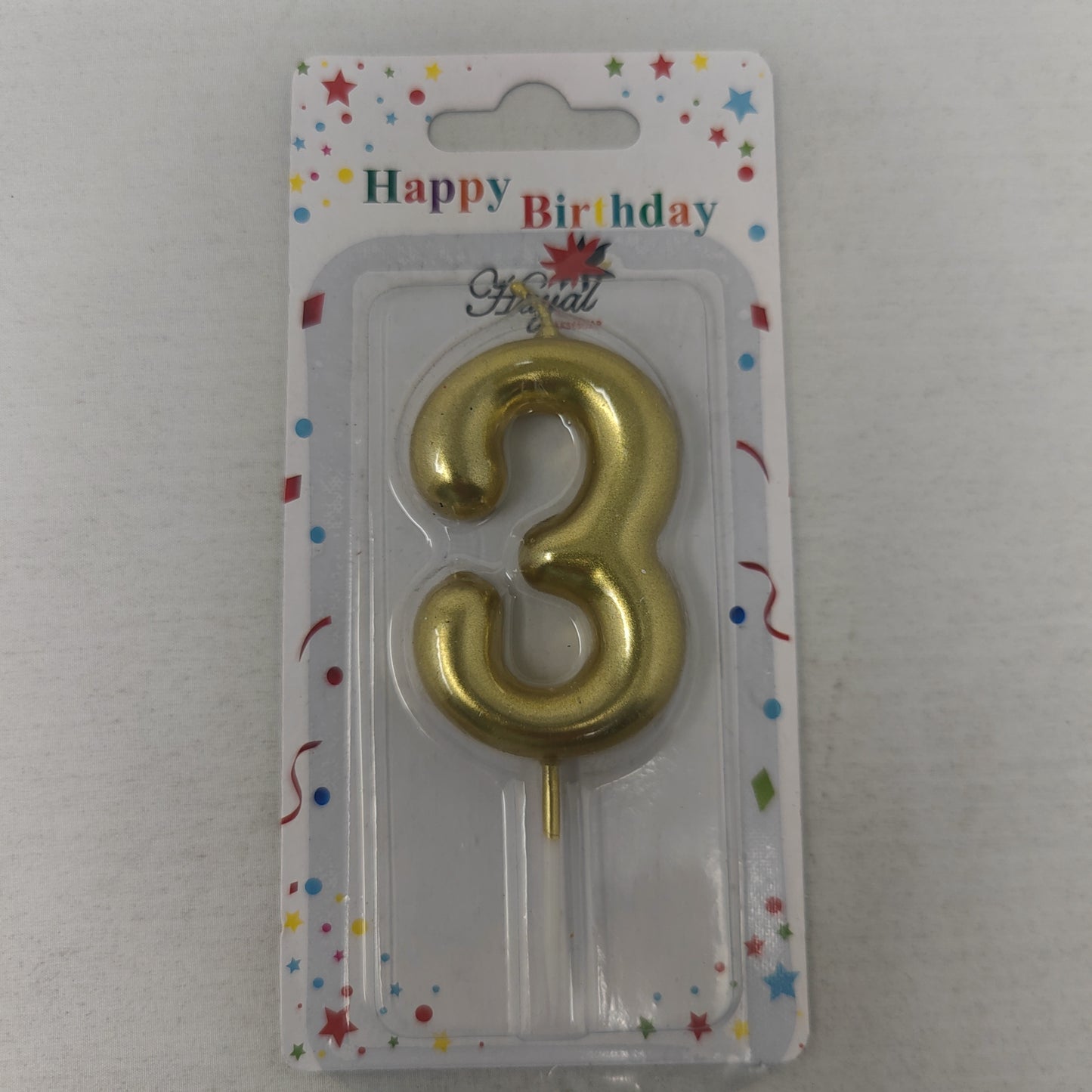 Velas numero pla/dor