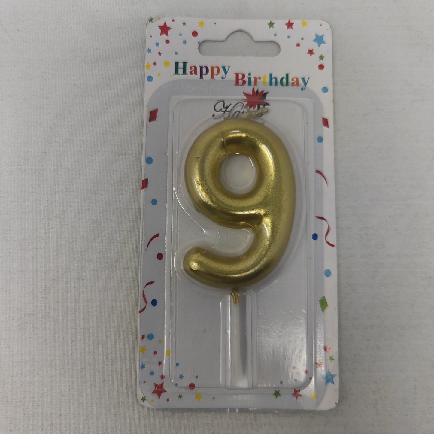 Velas numero pla/dor