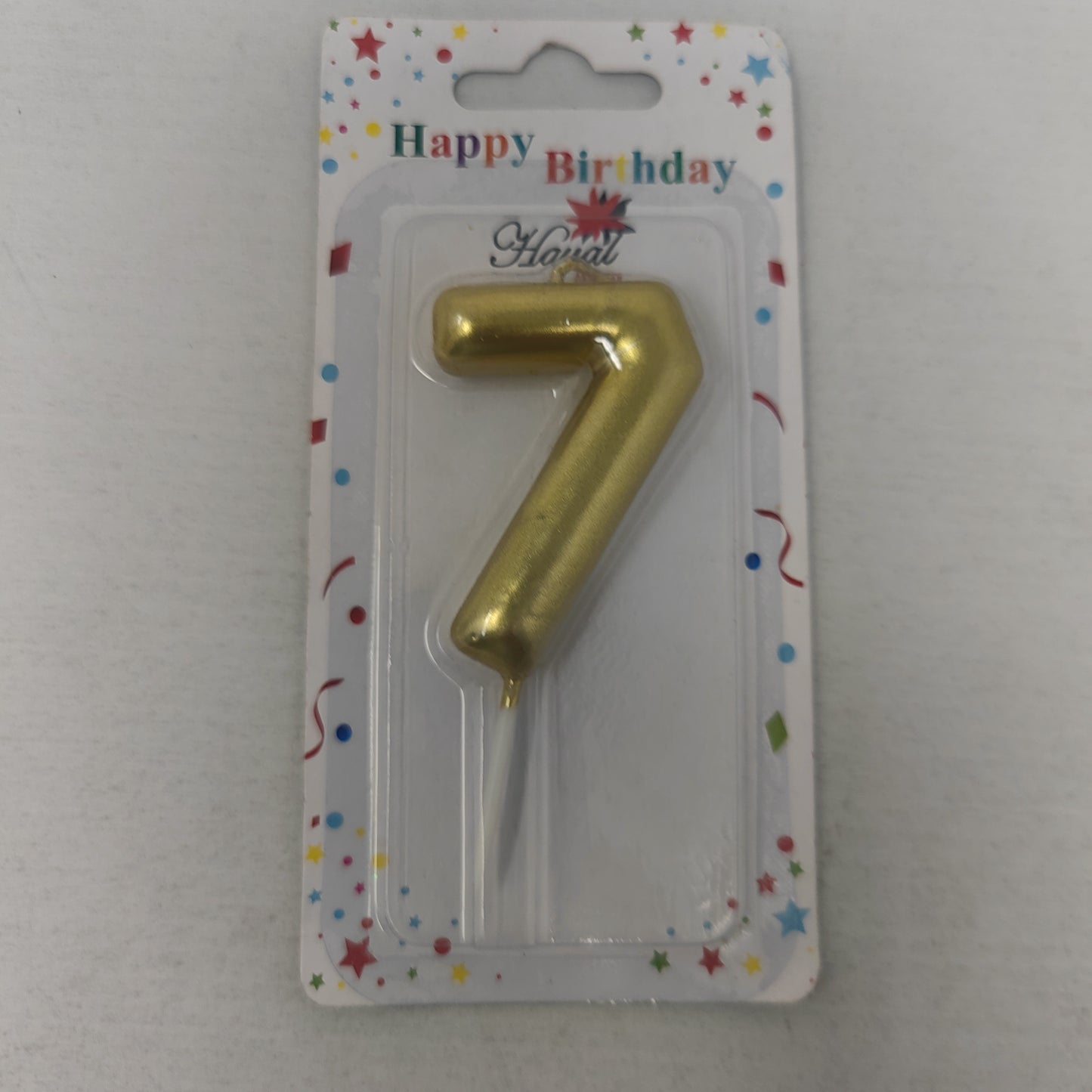 Velas numero pla/dor