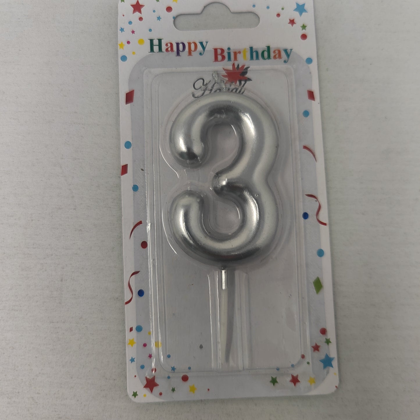 Velas numero pla/dor