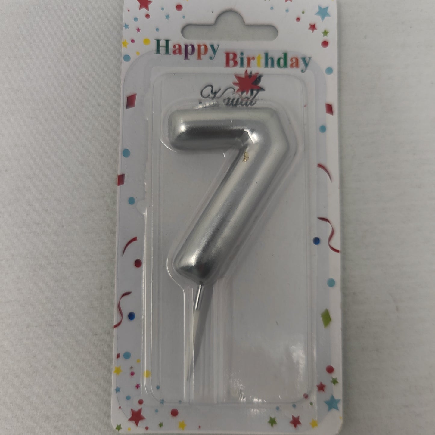 Velas numero pla/dor