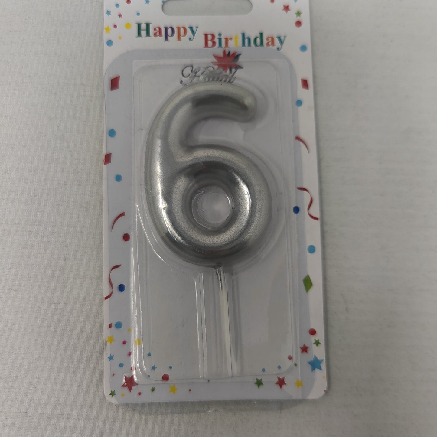 Velas numero pla/dor