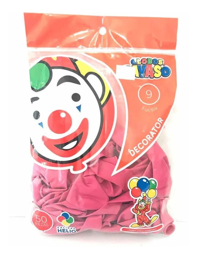 Globo payaso #9 50PZ