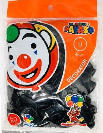 Globo payaso #9 50PZ