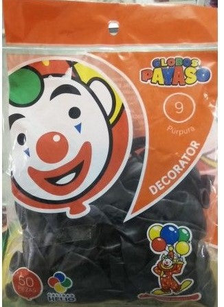 Globo payaso #9 50PZ