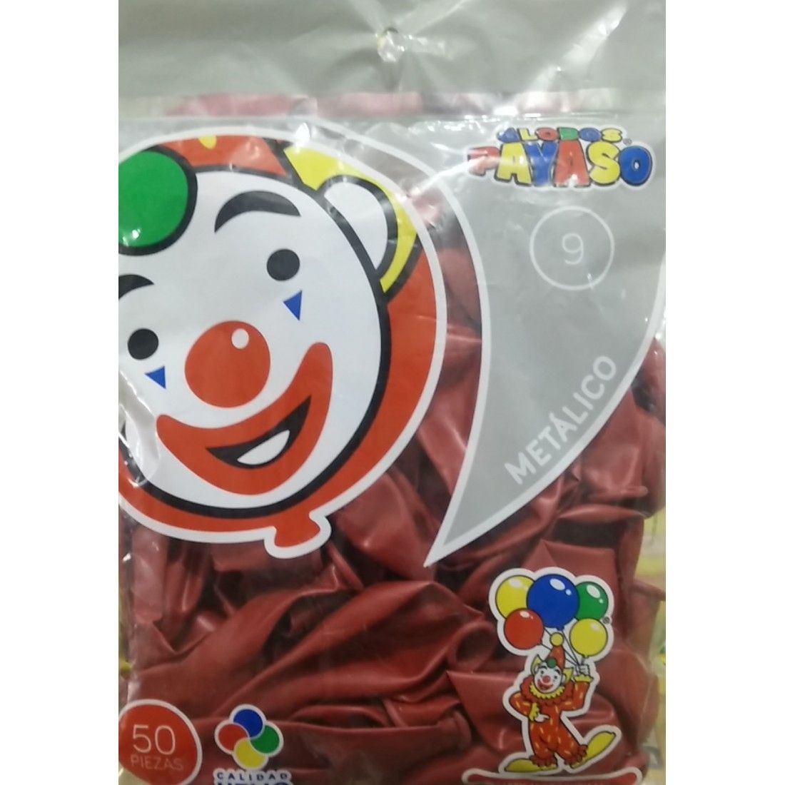 Globo payaso #9 50PZ