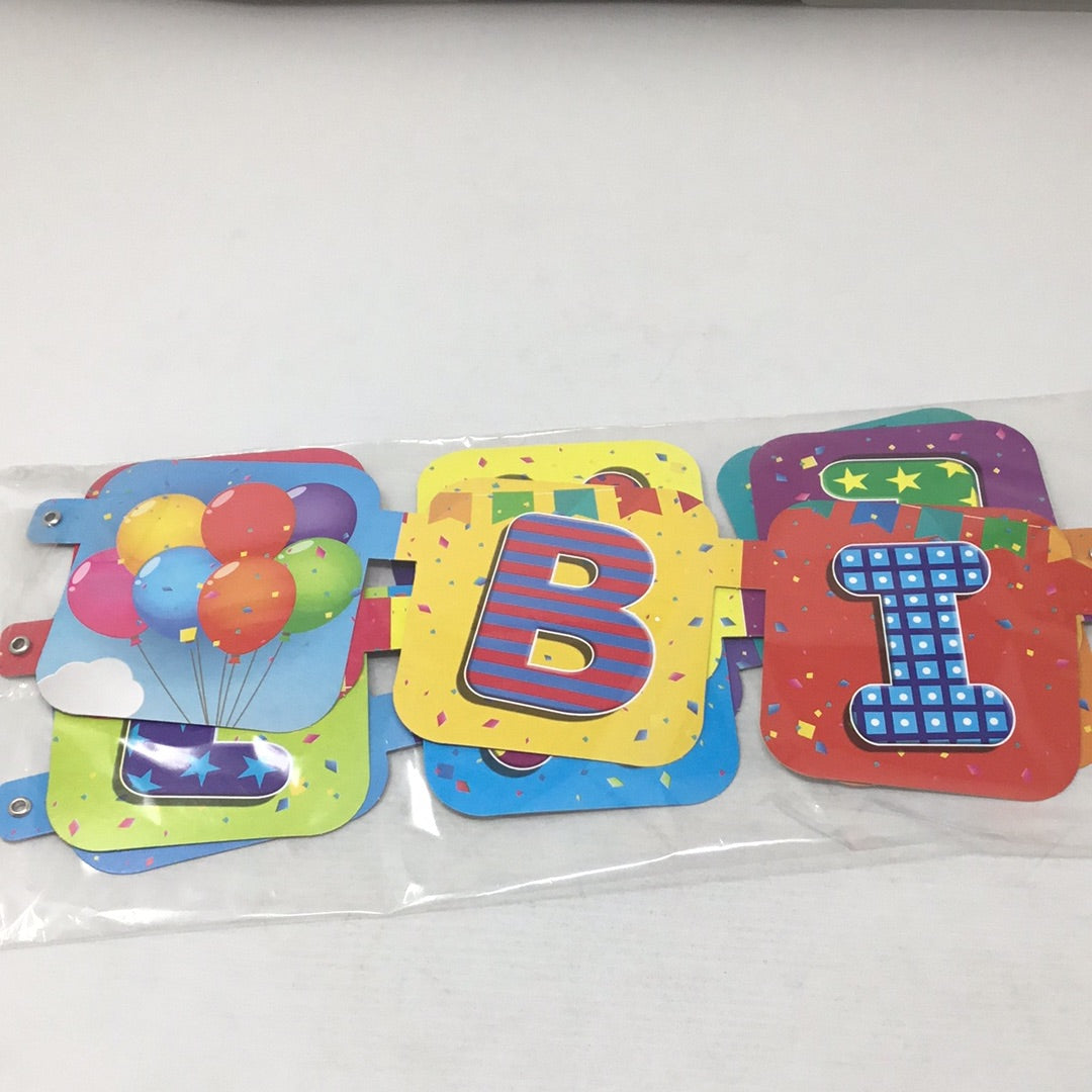 Letrero happy birthday