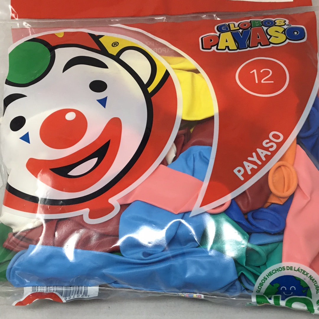 Globo Payaso #12 50 PZ
