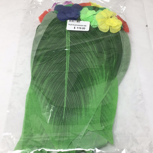 Falda hojas hawaiana