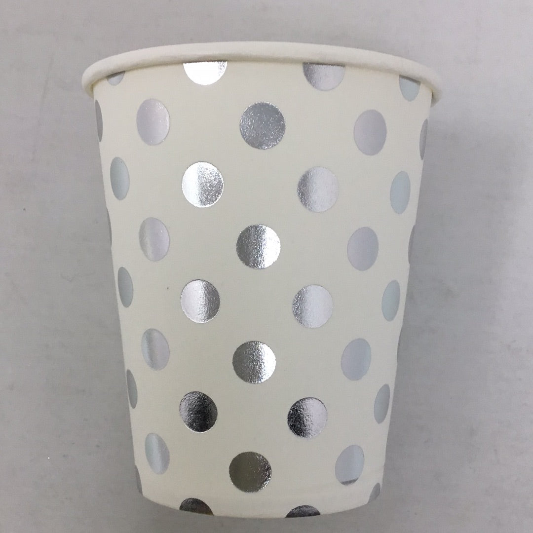 Vaso papel blanco 10pz