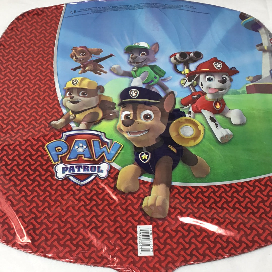 Globo Paw patrol rojo