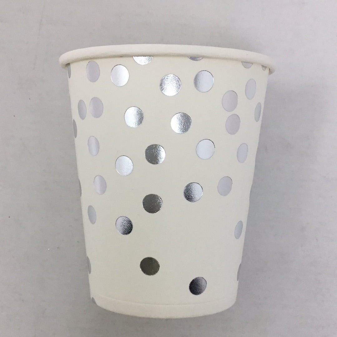 Vaso papel blanco 10pz