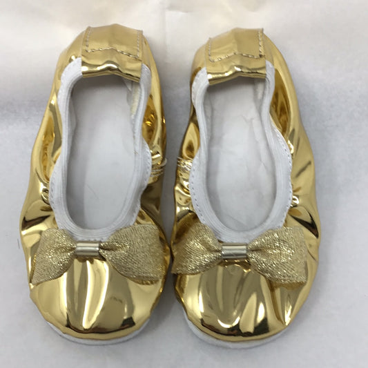 Chemis dorado con moño