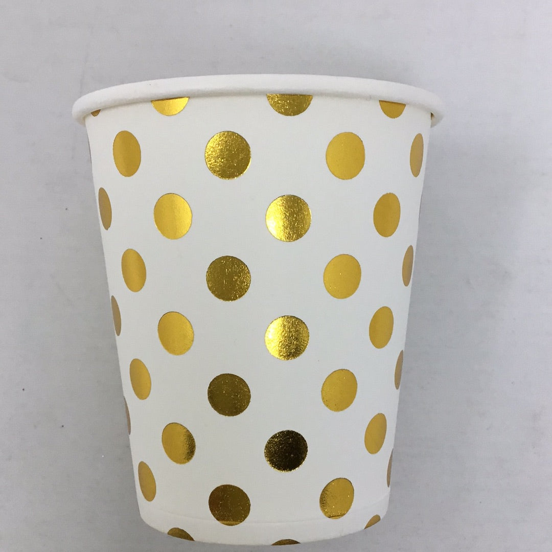 Vaso papel blanco 10pz