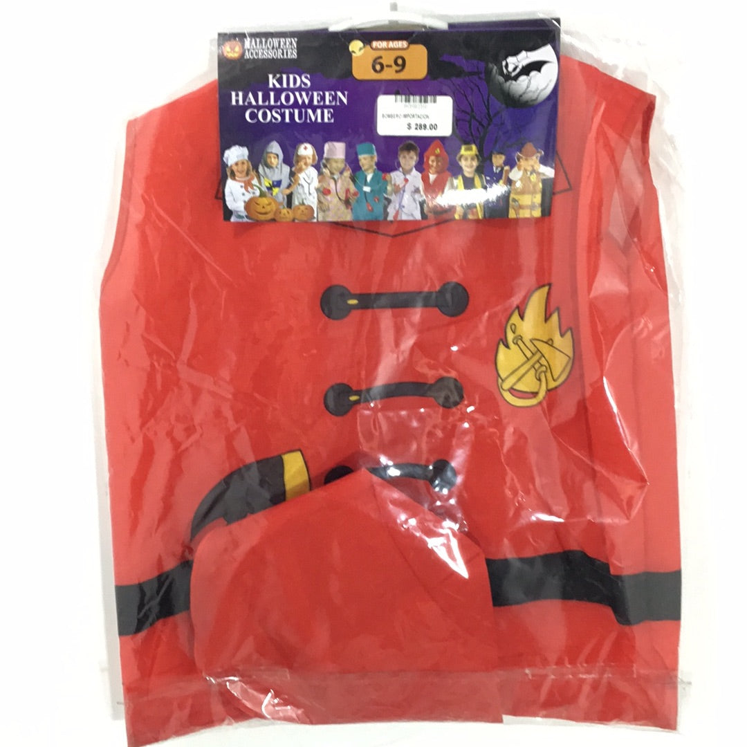 Disfraz bombero importacion