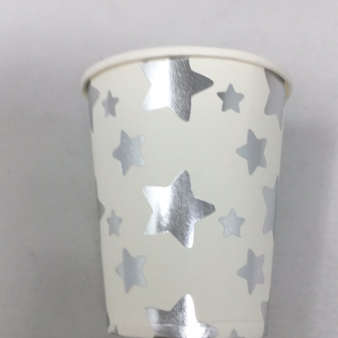 Vaso papel blanco 10pz