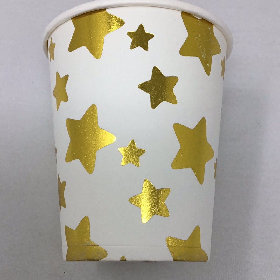 Vaso papel blanco 10pz