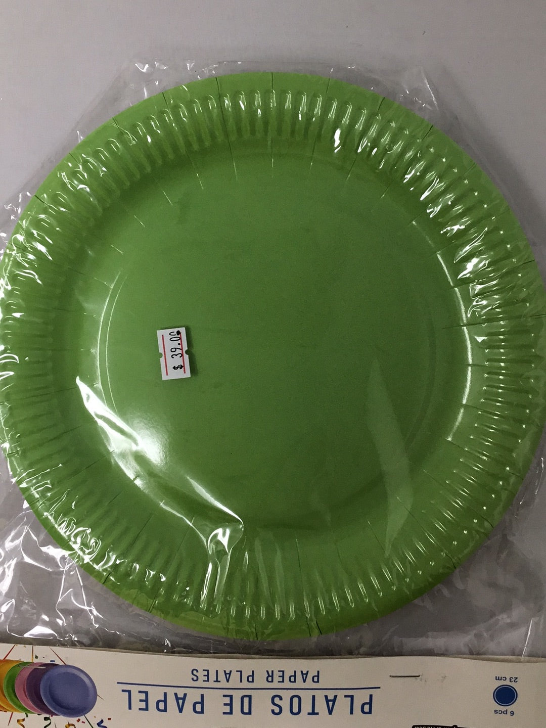 Plato papel 6pz