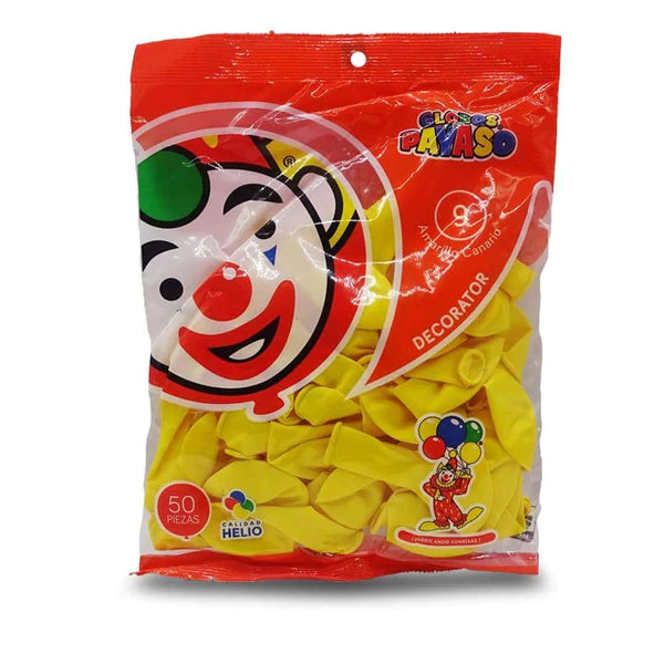 Globo payaso #9 50PZ