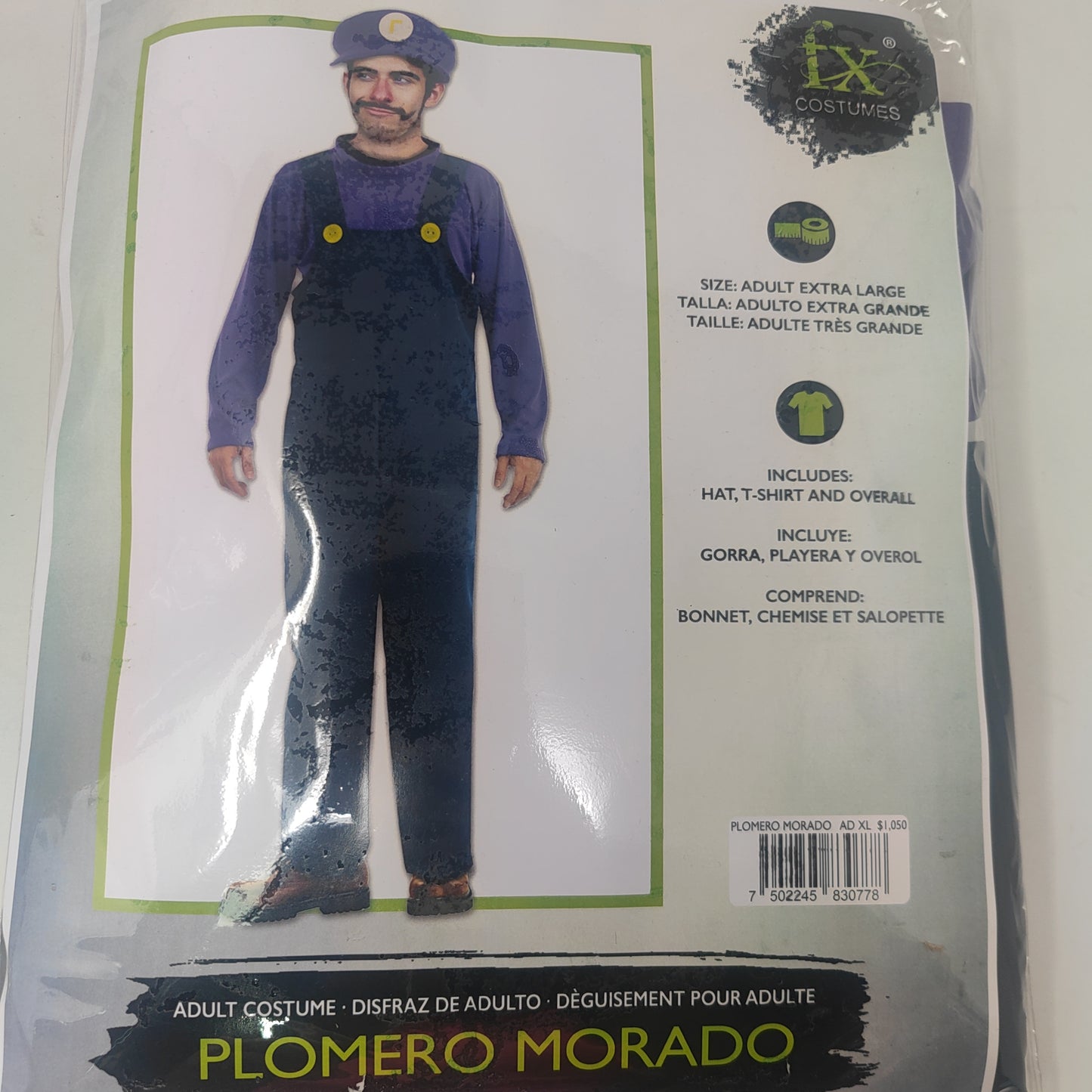 PLOMERO MORADO ADLT XXIII T - XL