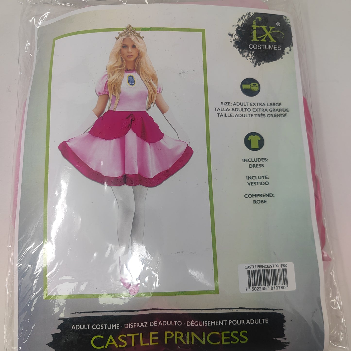 MARIO CASTLE PRINCESS ADLT T - XL