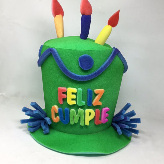 Sombrero espuma cumpleaños