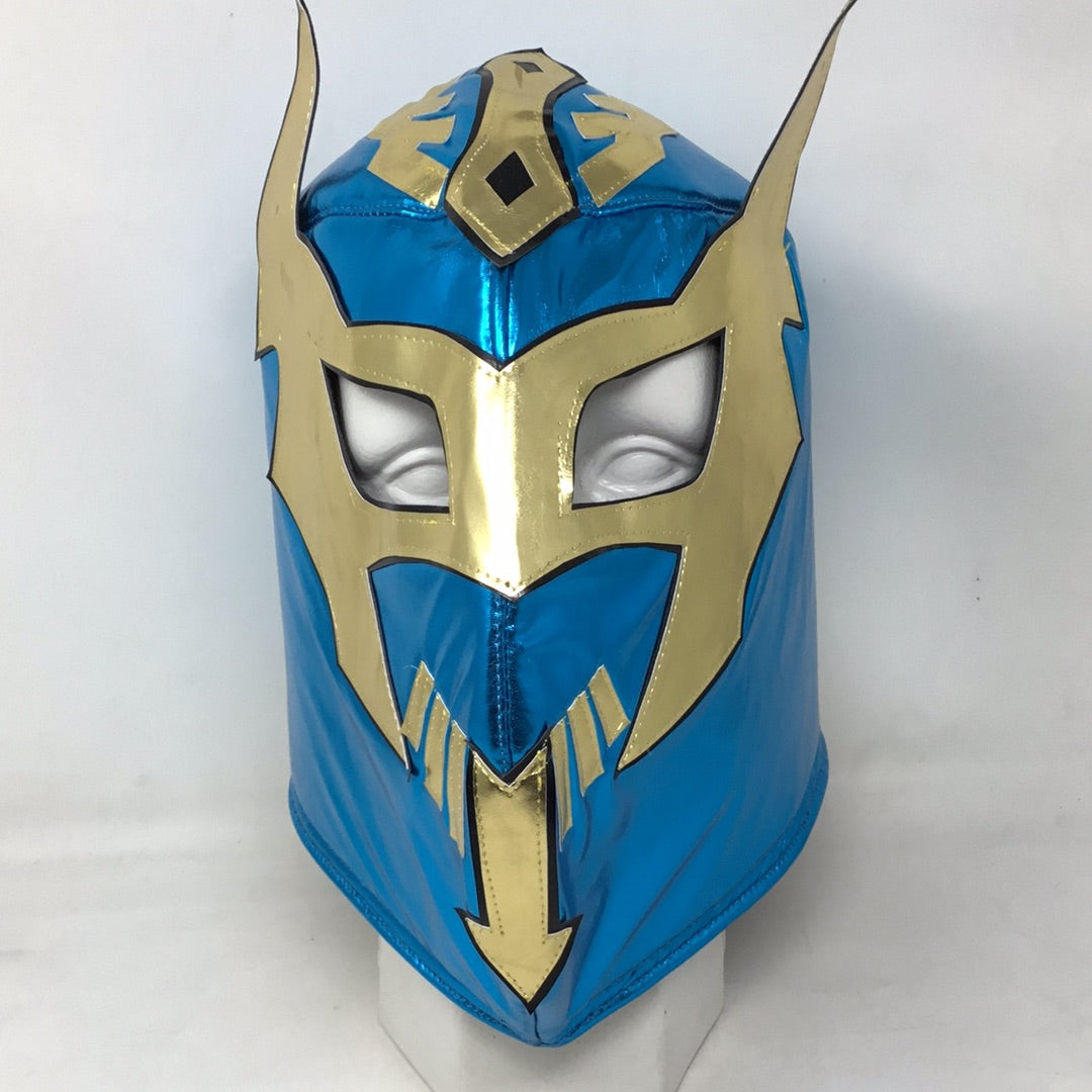 Máscara de luchador azul elec