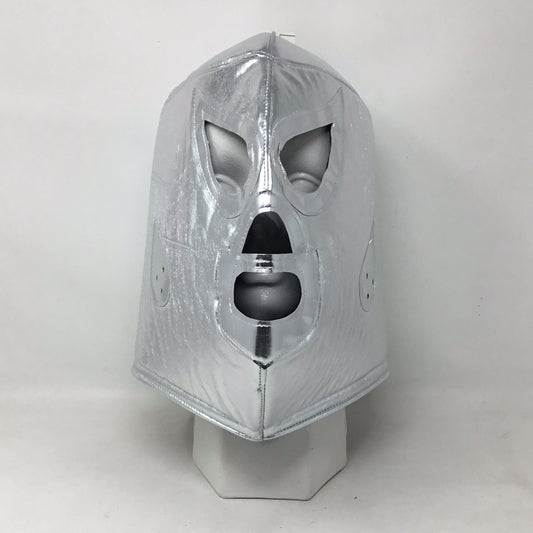Máscara de luchador plateada