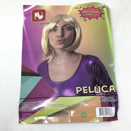 Peluca rubia corta palacio