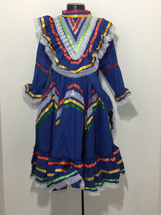 Vestido Jalisco azul