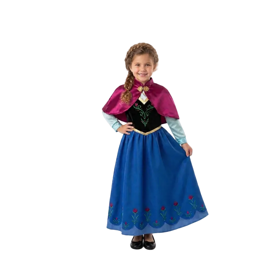 Princesa con Capa Rosa