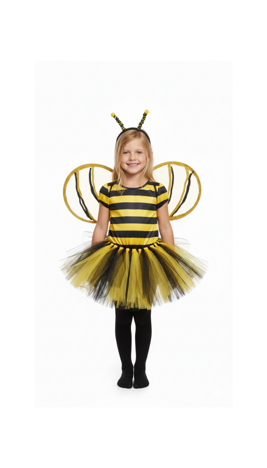 Vestido Abeja con Brillo