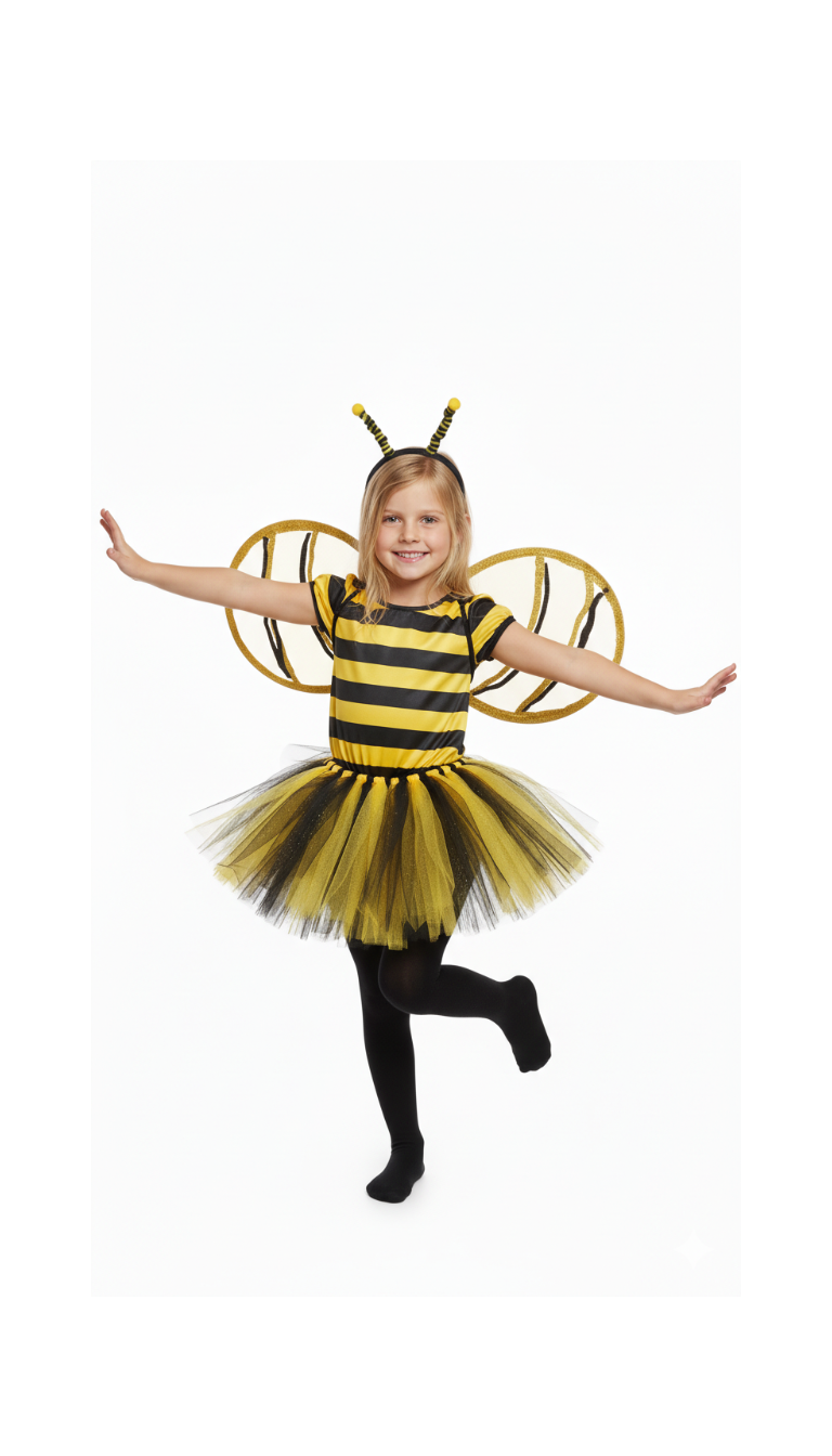 Vestido Abeja con Brillo