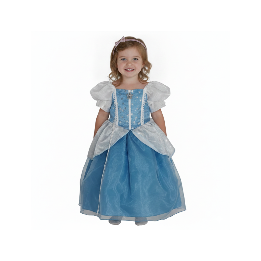 Princesa Azul con Estrellas