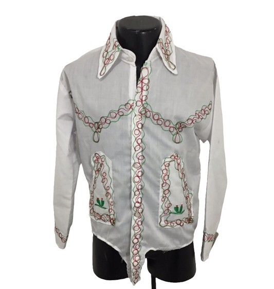 Camisa caporal bordada