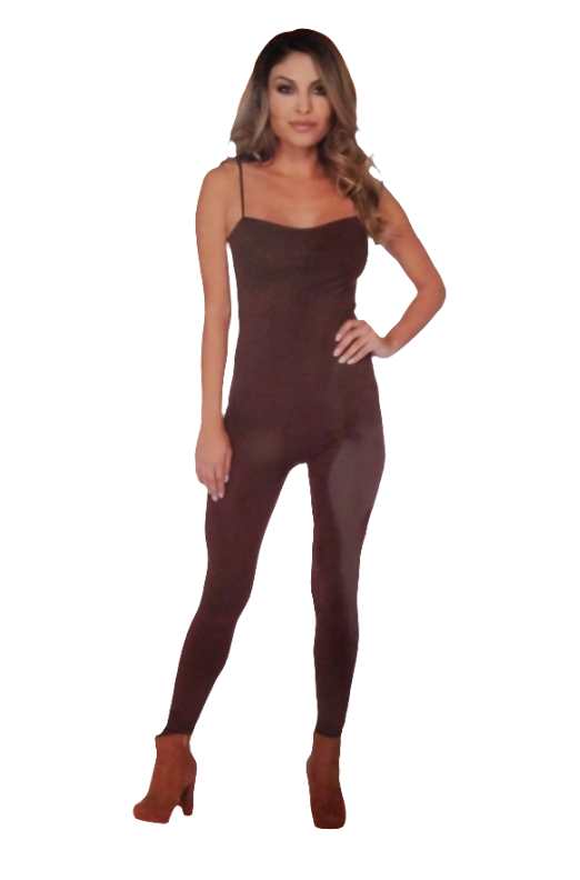 Brown Catsuit