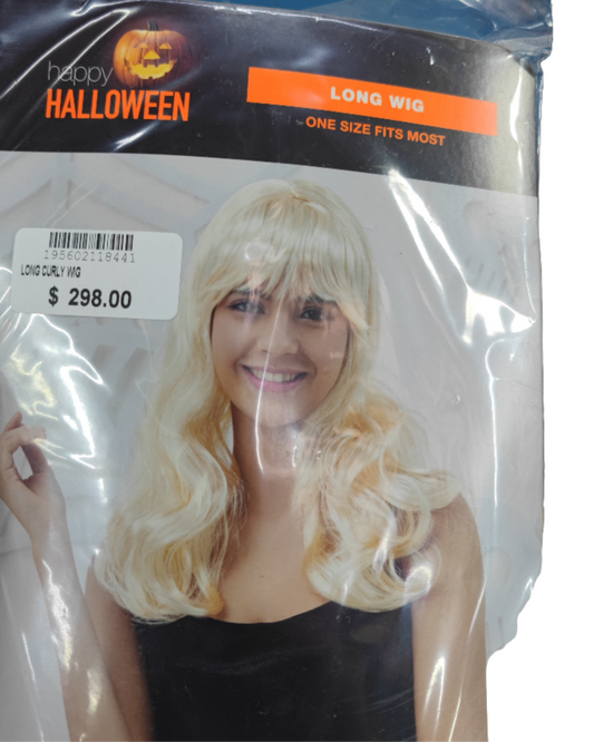 Long curly wig