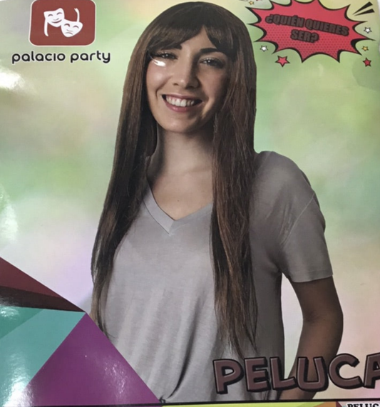 Peluca larga cafe palacio