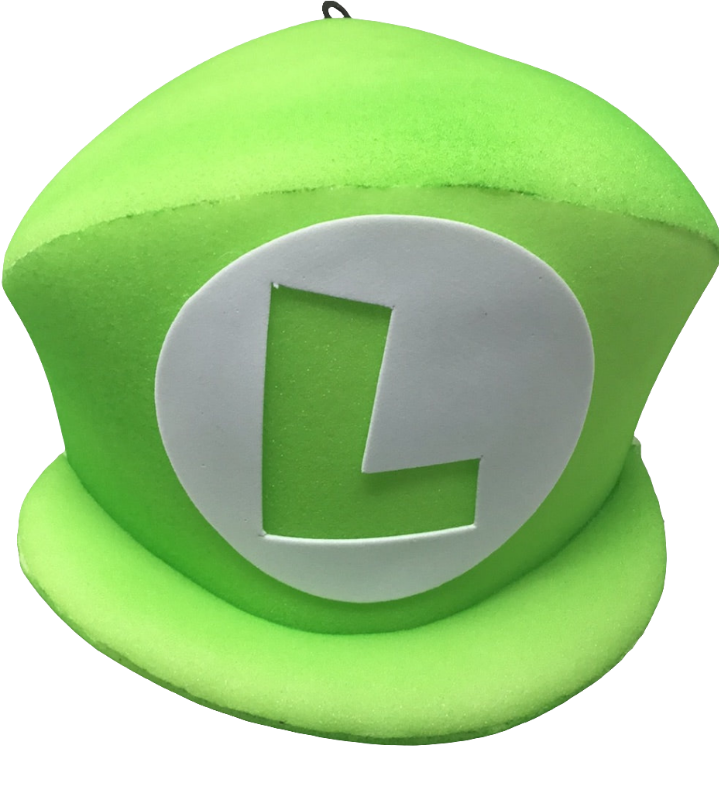 Sombrero espuma plomero verde