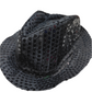 Gorro Lentejuela Blanco/Plata