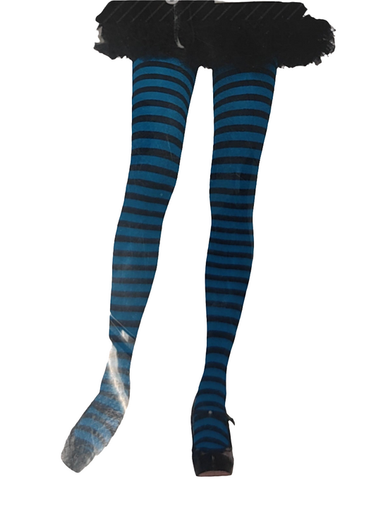 MALLAS RAYADAS AZUL